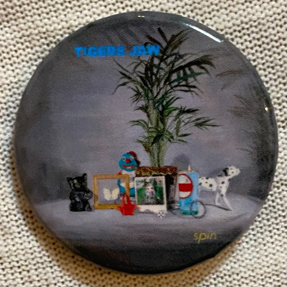 Tigers Jaw Spin Pin Small Roadrunners Band Pinback